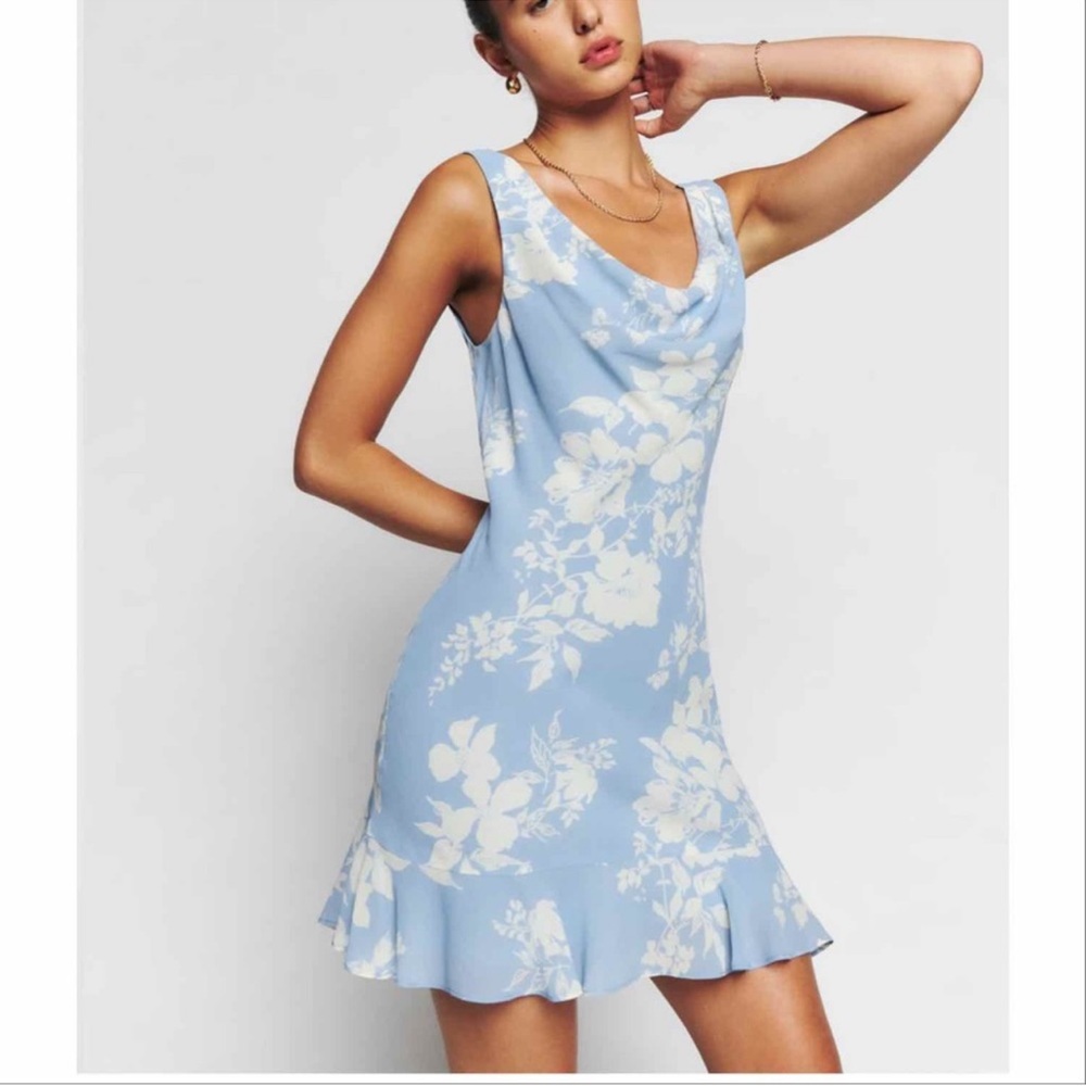 NWT Reformation Rudie Mini Dress in Aliso Size 6